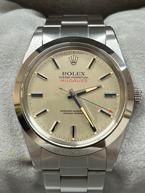 ロレックス ミルガウス 101（高級時計）の商品画像 - 査定依頼日：2025年8月18日 - 最高査定価格：5,000,000円