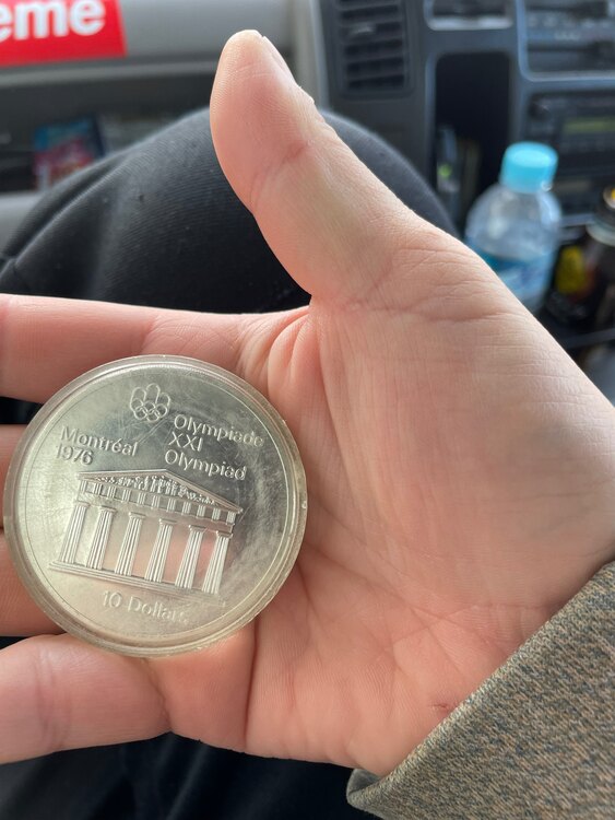 1976年 カナダ Montrealモントリオールオリンピック記念銀貨（金・貴金属）の商品画像 - 査定依頼日：2024年12月11日 - 最高査定価格：15,000円
