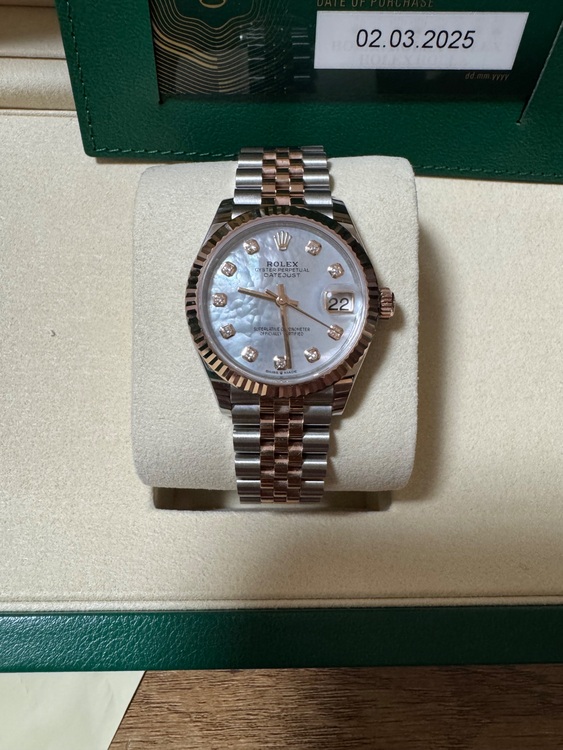 ロレックスデイトジャスト31mm（高級時計）の商品画像 - 査定依頼日：2025年6月21日 - 最高査定価格：2,750,000円