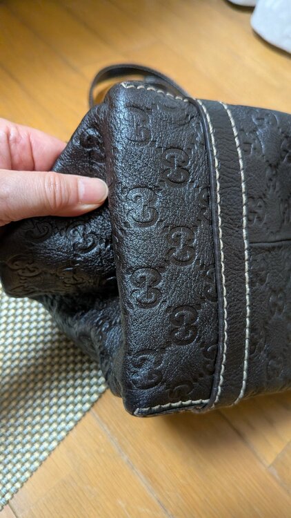 グッチシマ　レザーショルダーバッグ（ブランドバッグ）の商品画像 - 査定依頼日：2026年5月18日 - 最高査定価格：55,000円