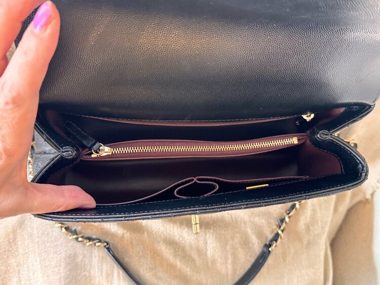 ココハンドル　２８（S)　キャビアスキン　黒　金具：シャンパンゴールド　（ブランドバッグ）の商品画像 - 査定依頼日：2026年3月2日 - 最高査定価格：100,000円