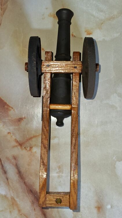 イギリス製　マイニング　カノン砲置物（美術品・骨董品）の商品画像 - 査定依頼日：2025年8月13日 - 最高査定価格：4,000円