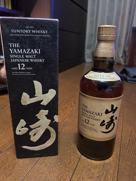 ウイスキー サントリー山崎（お酒）の商品画像 - 査定依頼日：2026年7月2日 - 最高査定価格：21,000円