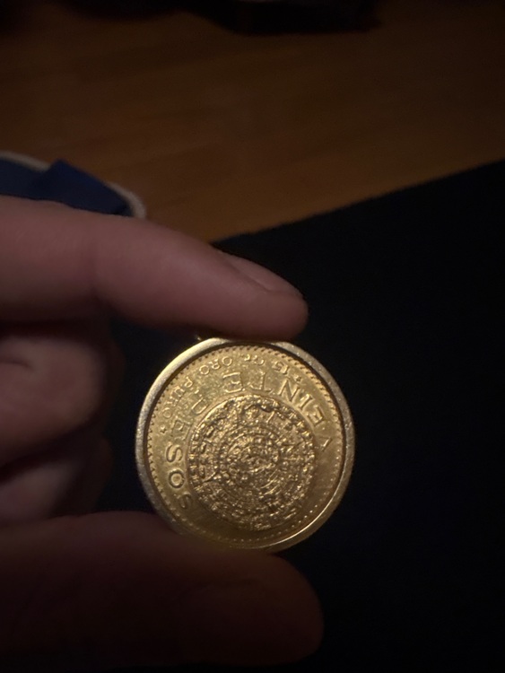 メキシコ20ペソ（金・貴金属）の商品画像 - 査定依頼日：2025年9月30日 - 最高査定価格：292,000円