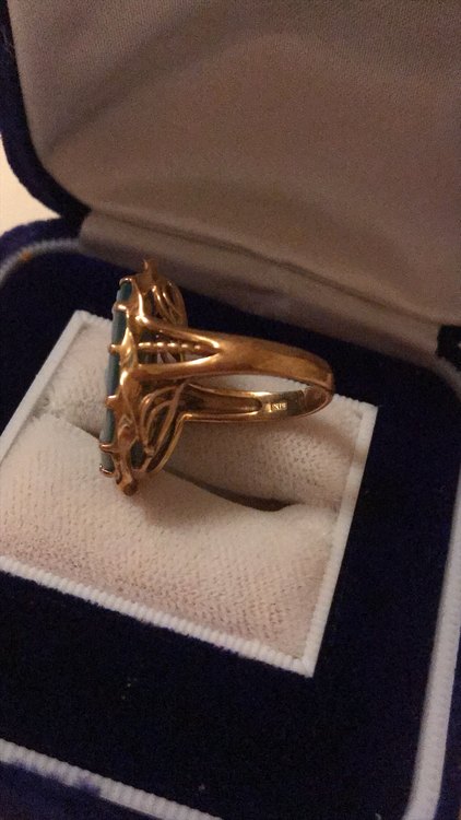 18金カメオリング（金・貴金属）の商品画像 - 査定依頼日：2023年5月28日 - 最高査定価格：30,000円