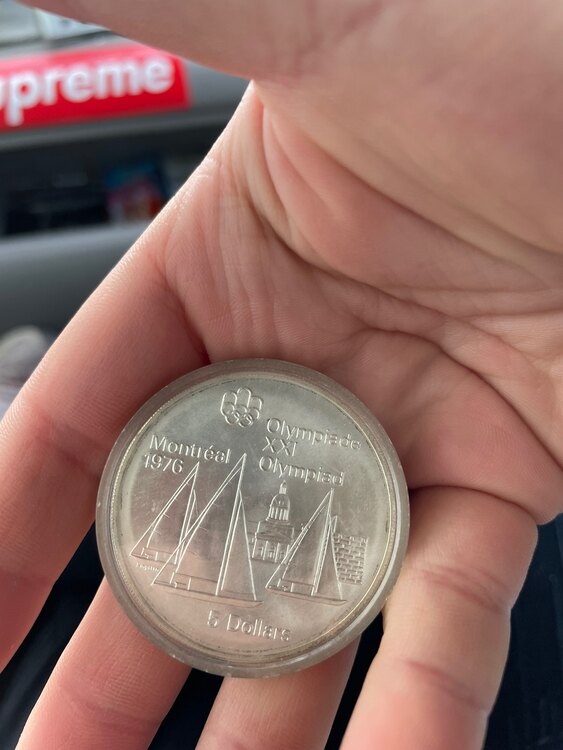 1976年 カナダ Montrealモントリオールオリンピック記念銀貨（金・貴金属）の商品画像 - 査定依頼日：2024年12月11日 - 最高査定価格：15,000円