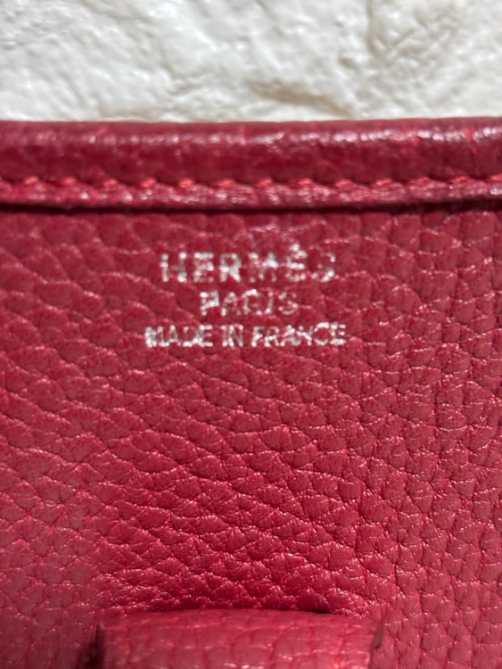 エルメス　エブリン1GM  トリヨンクレマンス　 ルージュアッシュ　⬜︎O（ブランドバッグ）の商品画像 - 査定依頼日：2025年10月30日
