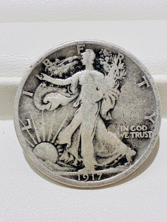 1917年 ウォーキング・リバティ ハーフドル 白頭鷲 アメリカ 銀貨（美術品・骨董品）の商品画像 - 査定依頼日：2026年4月29日