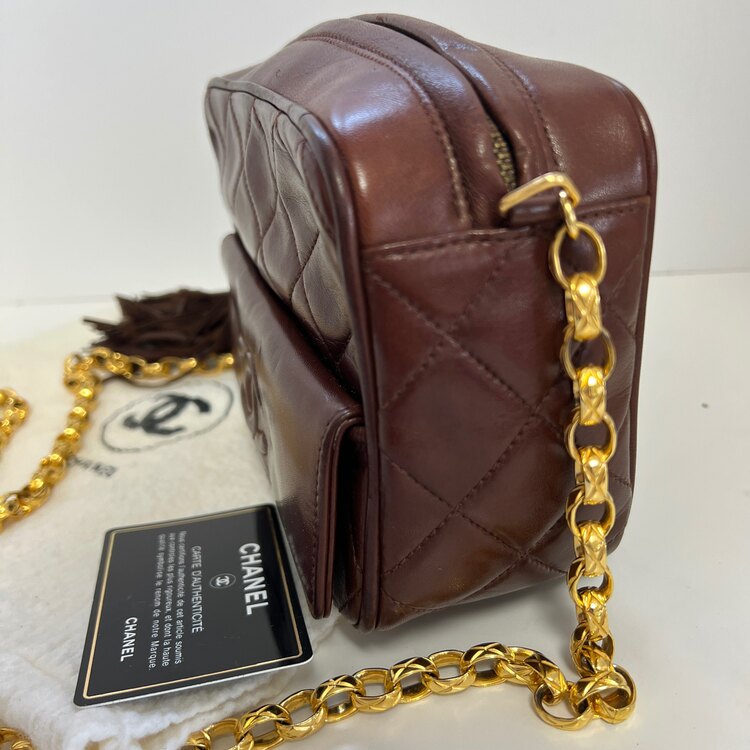 美品　シャネル　マトラッセ　ブラウン（ブランドバッグ）の商品画像 - 査定依頼日：2025年2月17日 - 最高査定価格：250,000円