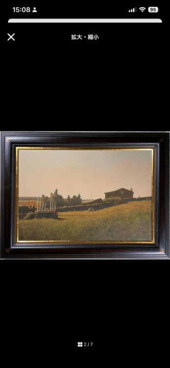 中司満夫　リアリズム　20号　百貨店人気写実作家（美術品・骨董品）の商品画像 - 査定依頼日：2026年3月30日 - 最高査定価格：3,000円