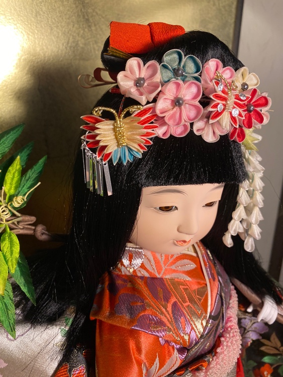 木村玉童作 尾山人形 藤娘（美術品・骨董品）の商品画像 - 査定依頼日：2026年4月28日 - 最高査定価格：100,000円