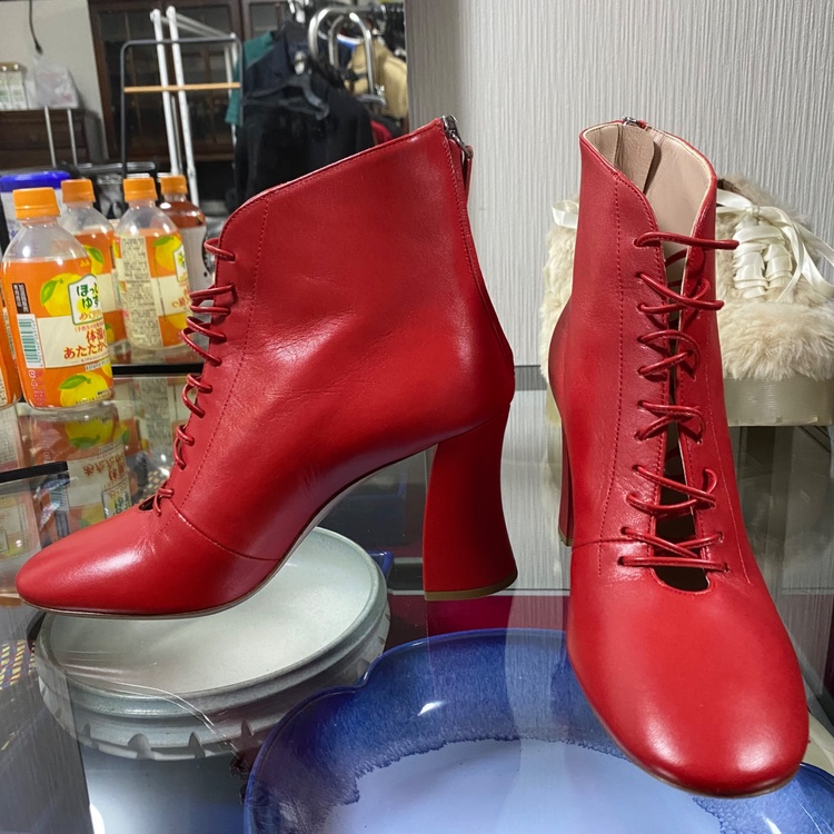 未使用　36サイズ　レザー　ブーツ（古着・ファッション）の商品画像 - 査定依頼日：2025年12月28日 - 最高査定価格：15,000円