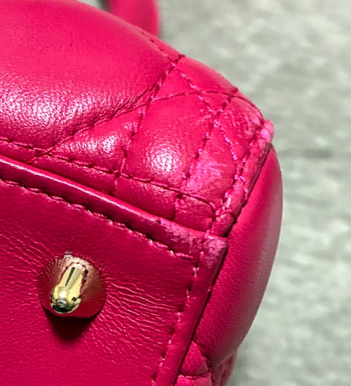 【美品】Christian Dior レディディオール ミディアム ピンク（ブランドバッグ）の商品画像 - 査定依頼日：2025年8月21日 - 最高査定価格：100,000円