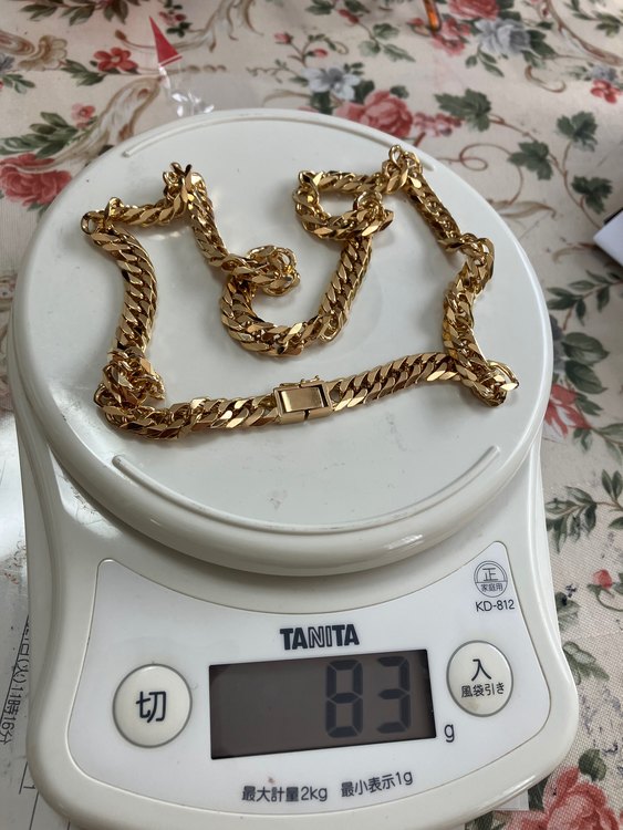 １８金　ネックレス（金・貴金属）の商品画像 - 査定依頼日：2023年4月2日 - 最高査定価格：540,000円