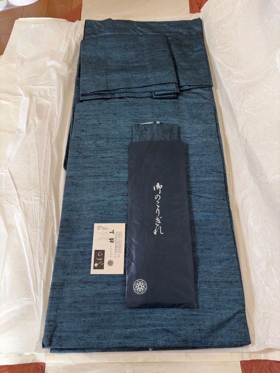 紳士用着物（着物）の商品画像 - 査定依頼日：2026年2月27日 - 最高査定価格：1,000円