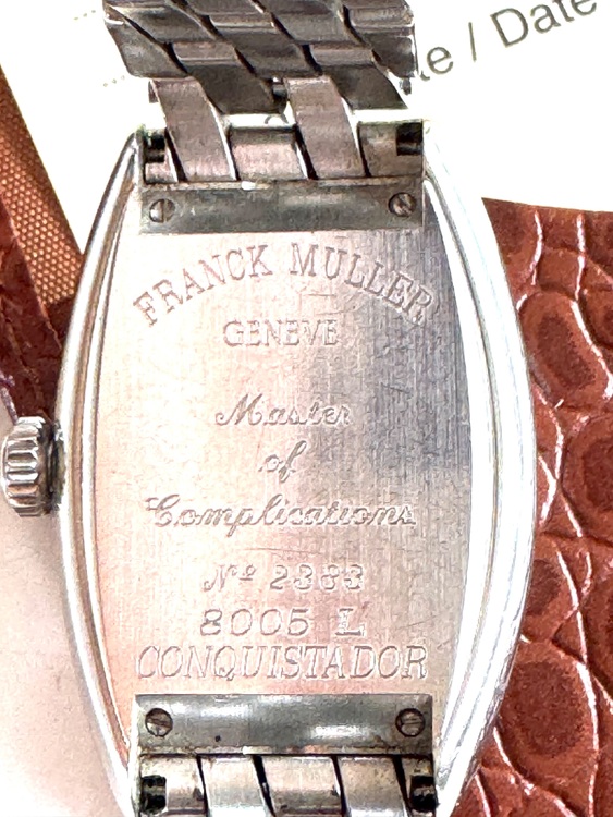 フランクミュラー 8005L コンキスタドール（高級時計）の商品画像 - 査定依頼日：2025年6月3日 - 最高査定価格：220,000円