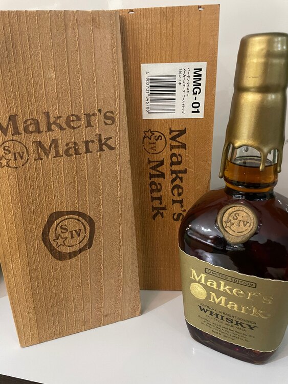 ゴールドメーカーズマーク箱有り（お酒）の商品画像 - 査定依頼日：2025年3月17日 - 最高査定価格：37,000円