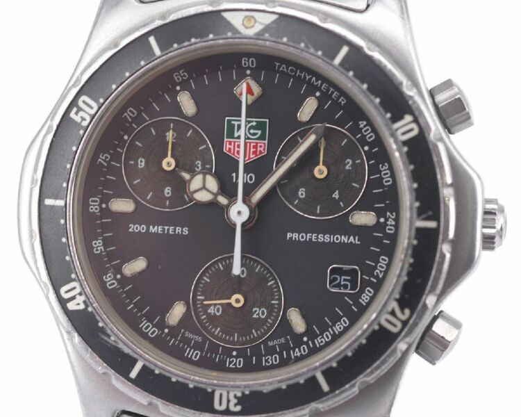 タグホイヤー 2000 プロフェッショナル（高級時計）の商品画像 - 査定依頼日：2025年9月5日 - 最高査定価格：55,000円