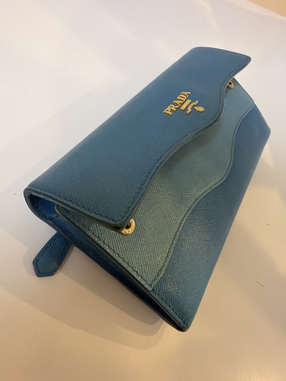PRADA 長財布　ブルー（ブランド財布・小物）の商品画像 - 査定依頼日：2026年7月20日 - 最高査定価格：100,000円