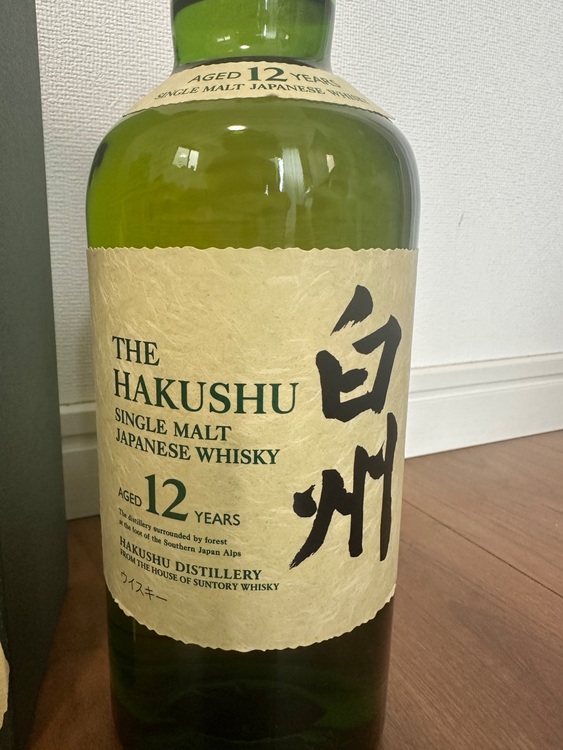 白州12年シングルモルト（お酒）の商品画像 - 査定依頼日：2025年8月9日 - 最高査定価格：18,000円