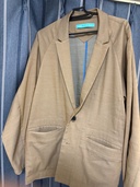 A17706 MUZE 22SS リラックステーラードジャケット ベージュ（古着・ファッション）の商品画像 - 査定依頼日：2026年4月6日 - 最高査定価格：100,000円