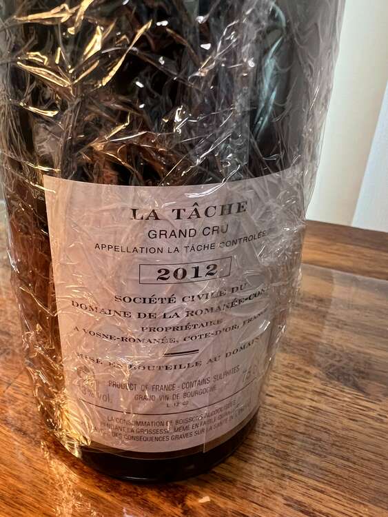 ２０１２年（お酒）の商品画像 - 査定依頼日：2025年1月9日 - 最高査定価格：520,000円