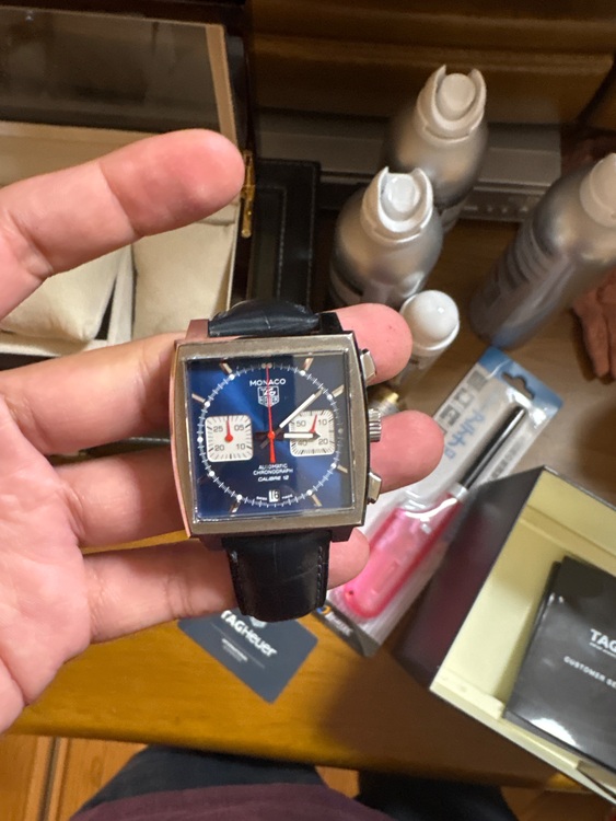 タグホイヤー モナコ https://www.komehy（高級時計）の商品画像 - 査定依頼日：2025年7月20日 - 最高査定価格：500,000円