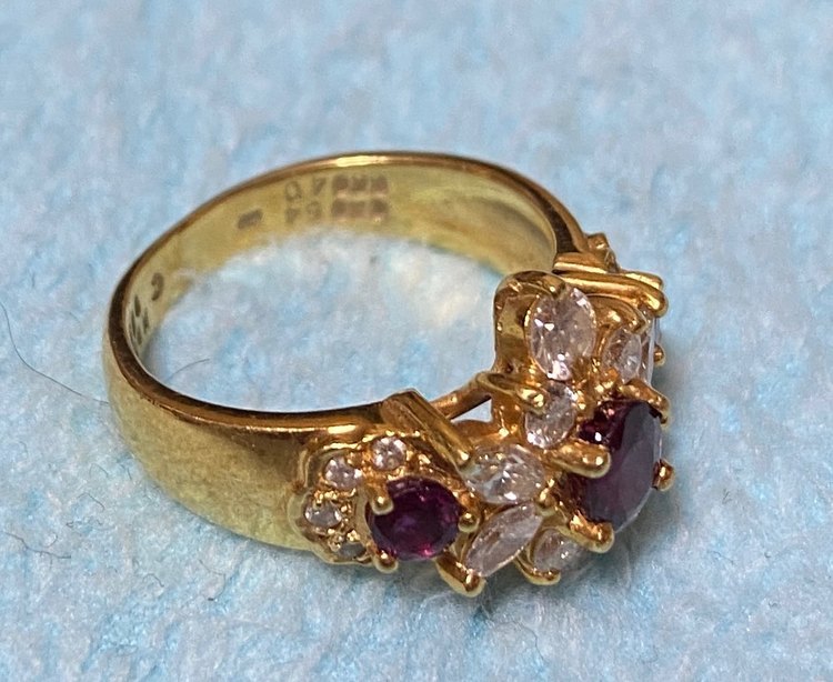 指輪（宝石）の商品画像 - 査定依頼日：2023年2月21日 - 最高査定価格：50,000円