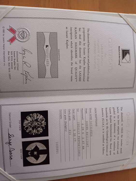 ラザールダイヤモンド（宝石）の商品画像 - 査定依頼日：2023年3月22日 - 最高査定価格：17,000円