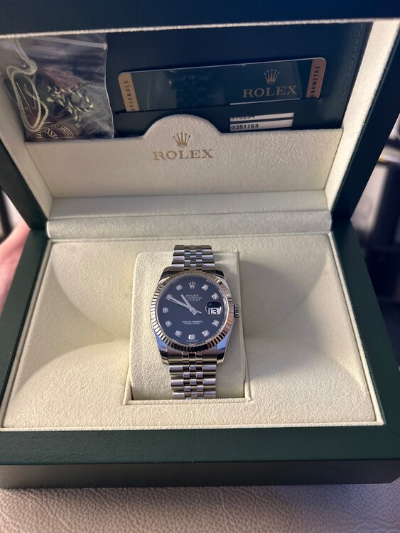 ロレックス デイトジャスト 116234g（高級時計）の商品画像 - 査定依頼日：2025年4月30日 - 最高査定価格：1,350,000円