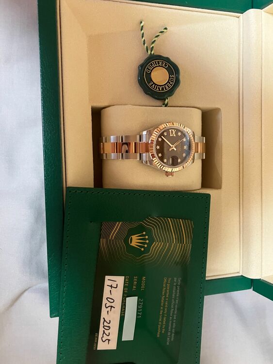 DJ28 エバーローズゴールド・コンビ　チョコレート・スターダイヤ（高級時計）の商品画像 - 査定依頼日：2025年7月30日 - 最高査定価格：2,050,000円