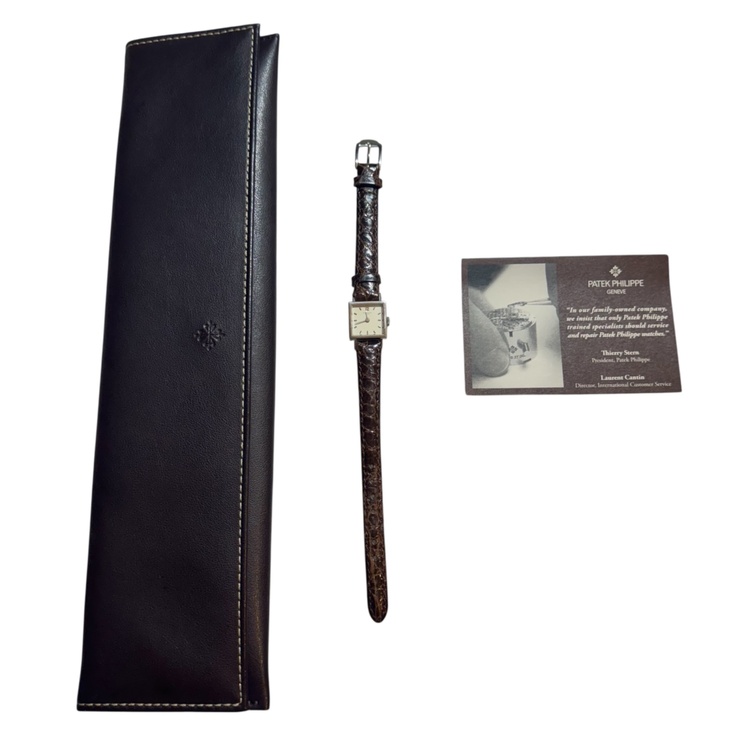 PATEK PHILIPPE パテックフィリップ スクエア ホワイトゴールド（高級時計）の商品画像 - 査定依頼日：2026年1月25日 - 最高査定価格：1,450,000円