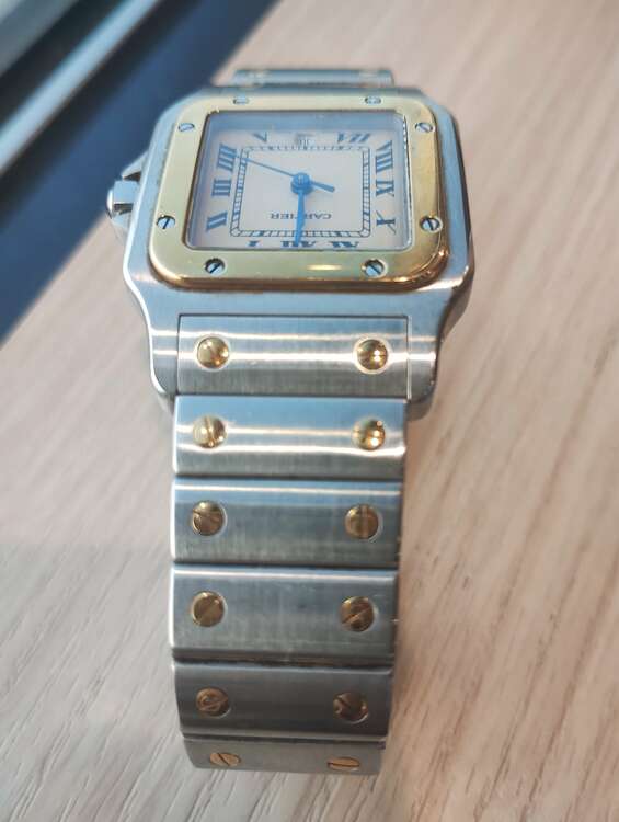 カルティエ サントス  187901（高級時計）の商品画像 - 査定依頼日：2025年3月23日 - 最高査定価格：450,000円