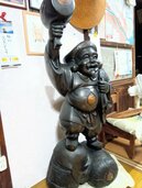ブロンズ製大黒像１メートル（美術品・骨董品）の商品画像 - 査定依頼日：2026年9月15日 - 最高査定価格：5,000円