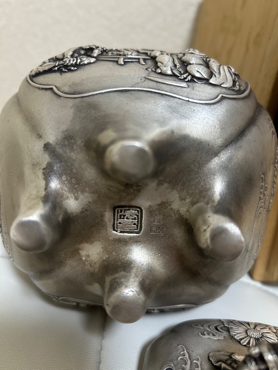 津雪の銀900 1414gの香炉（美術品・骨董品）の商品画像 - 査定依頼日：2026年7月27日 - 最高査定価格：270,000円