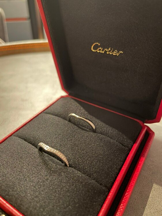 カルティエ　バレリーナ　ハーフエタニティ　リング（金・貴金属）の商品画像 - 査定依頼日：2024年11月12日 - 最高査定価格：85,000円