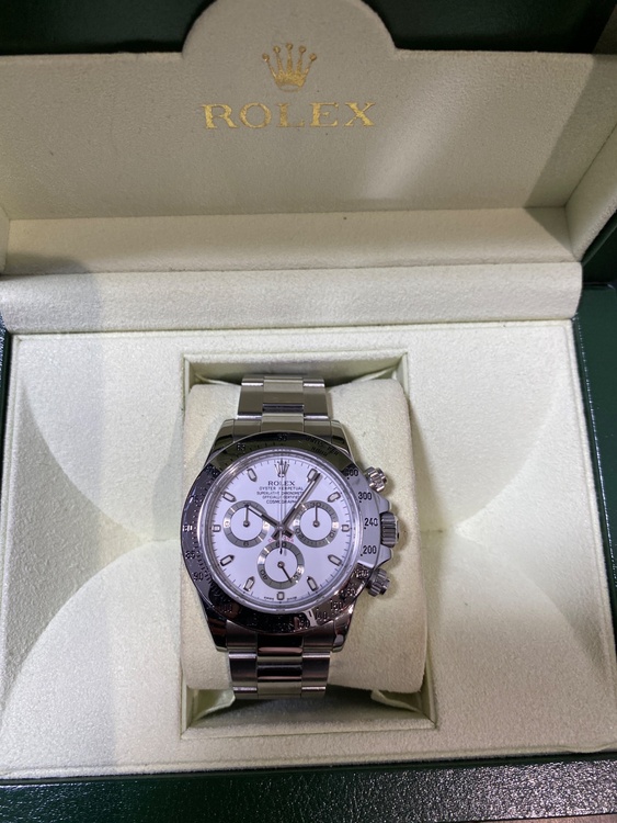 ロレックス デイトナ 116520S Sほわあ（高級時計）の商品画像 - 査定依頼日：2026年2月13日 - 最高査定価格：3,750,000円