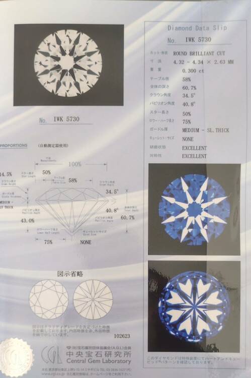 エクセルコダイヤモンド　指輪　品名１S（宝石）の商品画像 - 査定依頼日：2025年12月28日 - 最高査定価格：100,000円