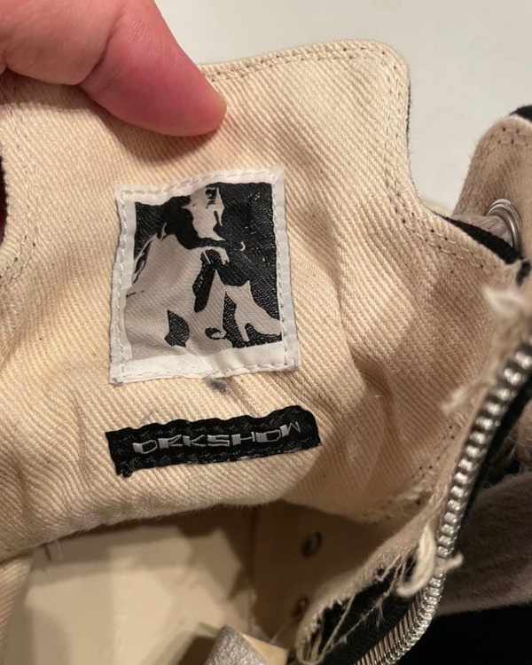 RickOwens DRKSHDW RAMONES JUMBO LACE（古着・ファッション）の商品画像 - 査定依頼日：2026年6月28日 - 最高査定価格：30,000円