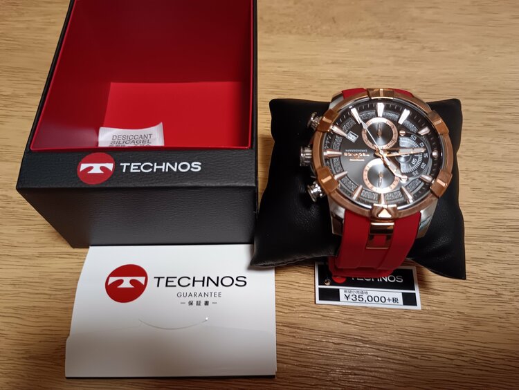 TECHNOS（高級時計）の商品画像 - 査定依頼日：2026年8月4日 - 最高査定価格：6,000円