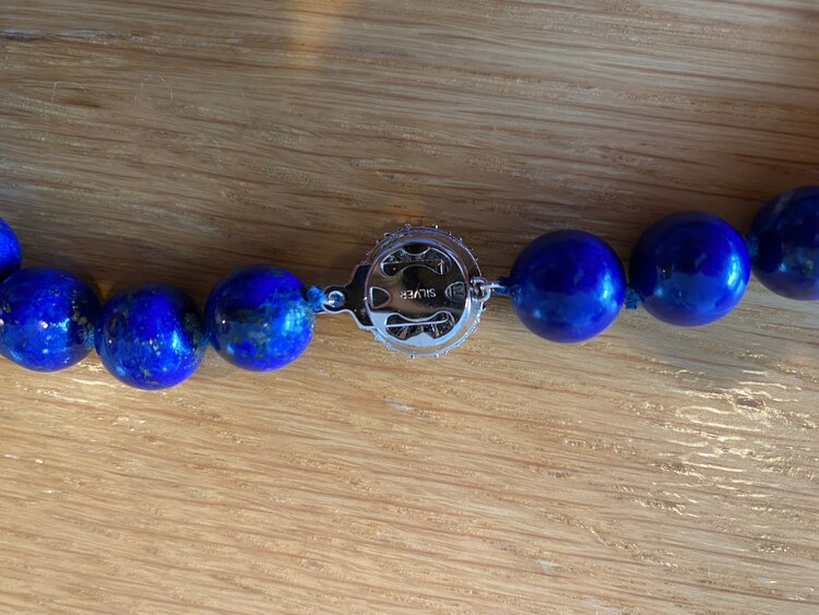 ラピスラズリネックレス（宝石）の商品画像 - 査定依頼日：2025年6月2日 - 最高査定価格：5,000円