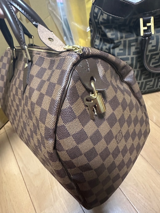 ダミエ　ボストンバッグ（ブランドバッグ）の商品画像 - 査定依頼日：2025年6月14日 - 最高査定価格：110,000円