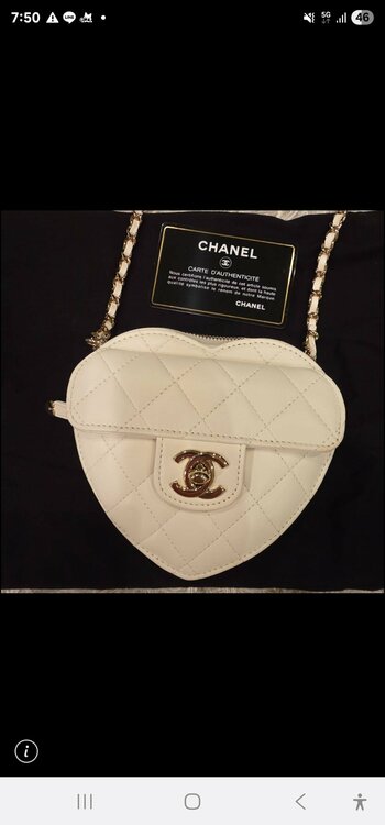 ハートバッグホワイト（ブランドバッグ）の商品画像 - 査定依頼日：2025年12月8日 - 最高査定価格：300,000円