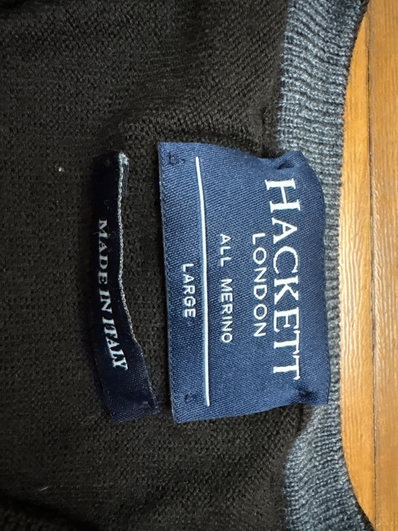 Hackett ウールセーター（古着・ファッション）の商品画像 - 査定依頼日：2026年4月27日 - 最高査定価格：2,000円