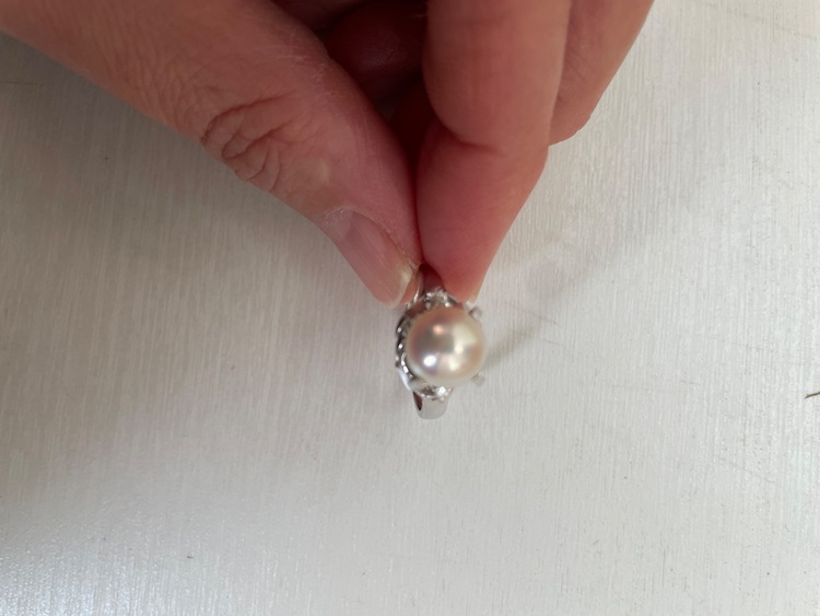 真珠の指輪（金・貴金属）の商品画像 - 査定依頼日：2025年11月30日 - 最高査定価格：100,000円