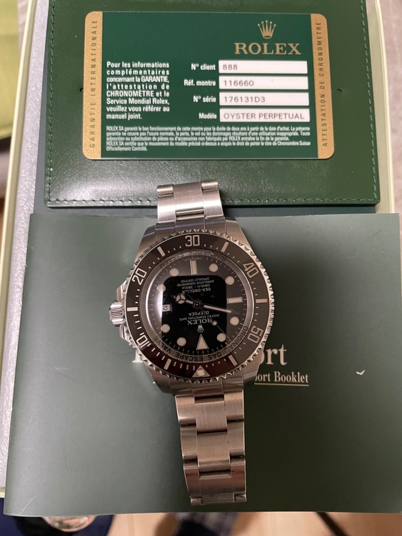 ロレックス シードゥエラー （高級時計）の商品画像 - 査定依頼日：2026年1月22日 - 最高査定価格：1,400,000円