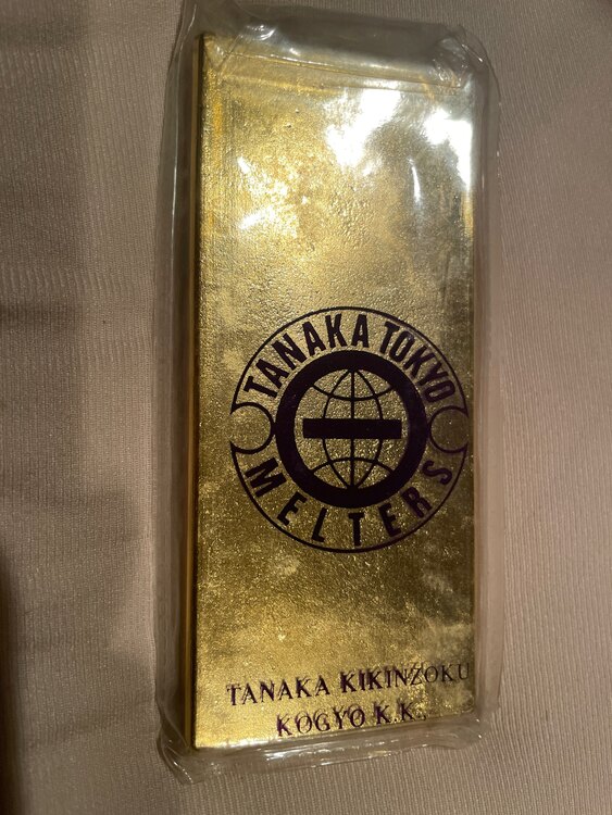 田中貴金属　金1000g（金・貴金属）の商品画像 - 査定依頼日：2025年2月4日 - 最高査定価格：15,377,000円