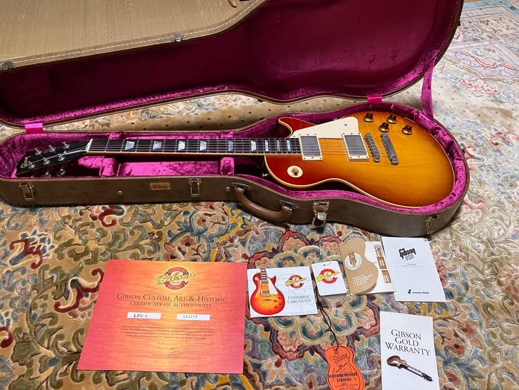 レスポール　58reissue 2002年製　サンバースト（ピアノ・楽器・PA機材）の商品画像 - 査定依頼日：2026年3月31日 - 最高査定価格：370,000円