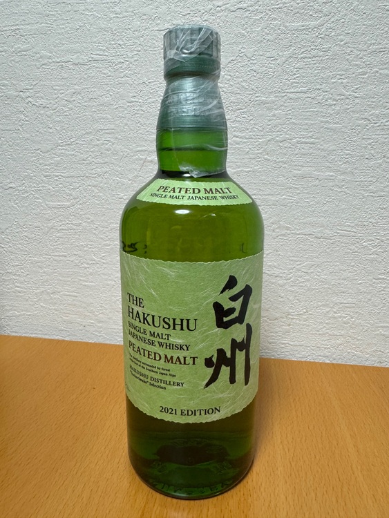 白州ピーテッドモルト2021 EDITION（お酒）の商品画像 - 査定依頼日：2025年11月26日 - 最高査定価格：35,000円