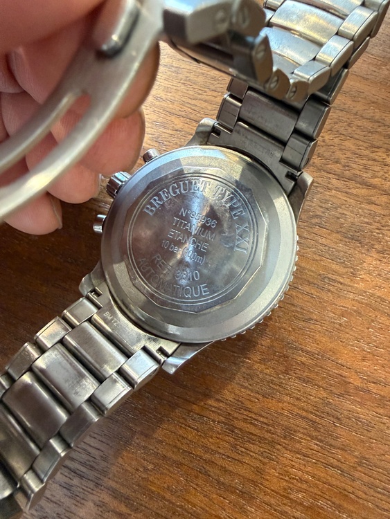 ブレゲ タイプXX 381（高級時計）の商品画像 - 査定依頼日：2026年2月27日 - 最高査定価格：1,250,000円